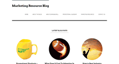 Desktop Screenshot of marketingresourceblog.com